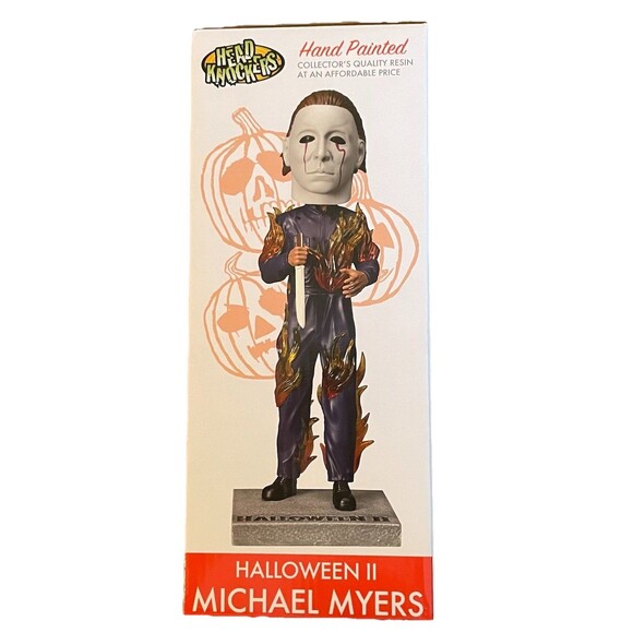 Halloween 2 Michael Myers on Fire Head Knockers figure NECA - NEW - Picture 2 of 6